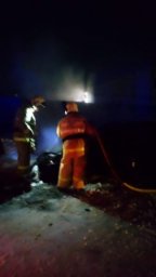 ​Пожар в Крещенскую ночь потушен