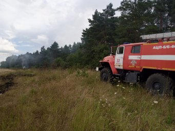 ​Возгорание в деревне Якунино Курского района успешно ликвидировано