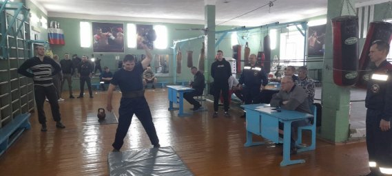 ​Финальный этап соревнований на первенство ОКУ &laquo;ППС Курской области&raquo; по гиревому двоеборью
