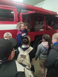 ​В гостах у огнеборцев ПЧ №43 Тимского района