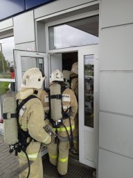 ​Пожарно-тактическое занятие в Солнцевском районе