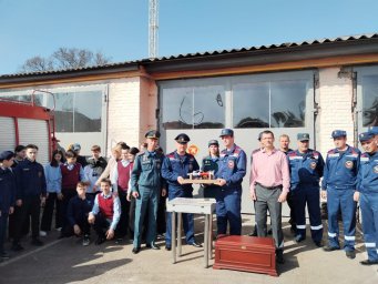 ​Раритетный пожарный ствол в Суджанской ПЧ