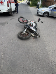 ​ДТП с пострадавшим мотоциклистом в Рыльском районе