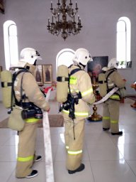 ​Хомутовские пожарные провели ПТЗ