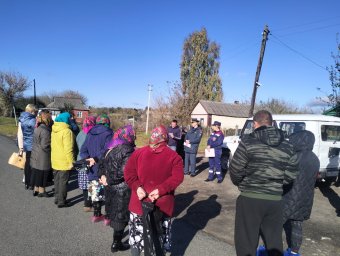 ​Сход граждан на пожарную тематику в Дмитриевском районе