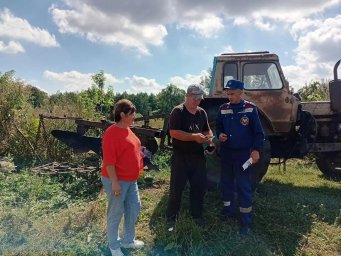 ​Совместный профилактический рейд в д.Большое Анненково Фатежского района