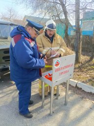 ​Учения огнеборцев в п. Конышевка прошли успешно