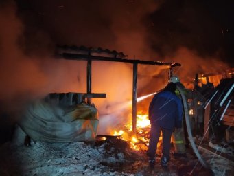 ​Пожар в с.Паники Медвенского района