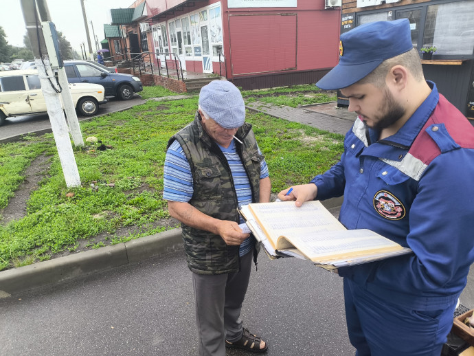 ​Профилактические мероприятия в п. Медвенка