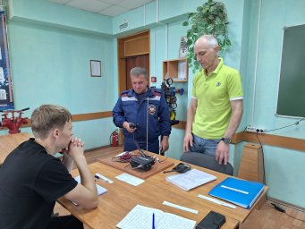 ​Учебный пункт  Противопожарной службы Курской области. Подготовка диспетчеров