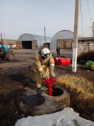 ​Пристенские огнеборцы изучают район выезда
