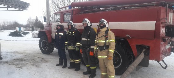 ​Горшеченские огнеборцы учатся