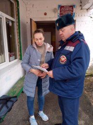 ​Хомутовские пожарные провели ОТИ