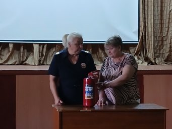 Занятие по ППБ в Бесединском доме культуры Занятие по ППБ в Бесединском доме культуры