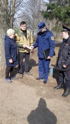 Профилактика Хомутовских пожарных.
