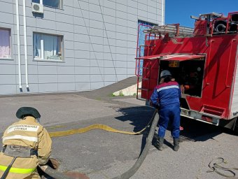 ​Рыльские огнеборцы на сдаче квартальных зачётов