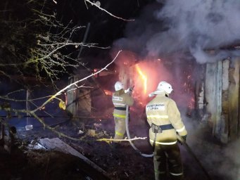 ​Пожар в с.Гахово потушен