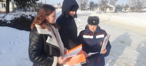 Профилактический рейд в Горшеченском районе