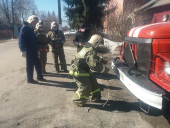 ​В Пожарной части Обоянского района проводится аттестация