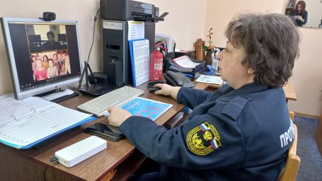 ​О пожарной безопасности самым маленьким. Видеовстречи в новом формате!