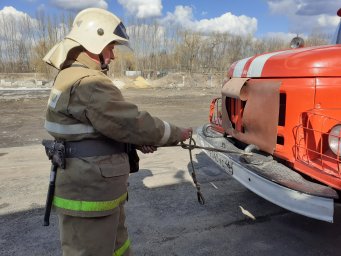 ПЧ Пристень - речевое оповещение населения в нас. пункте Озёрский (ссылка на видео)