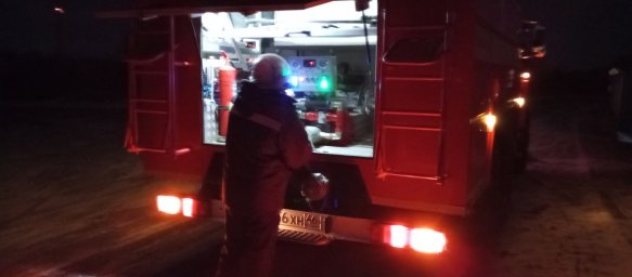 ​Ночное ПТЗ черемисиновских огнеборцев