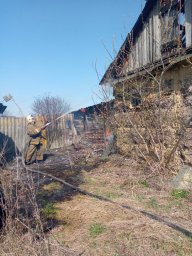 ​Золотухинские борцы с огнем ликвидировали три возгорания