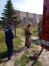 ​Солнцевские и Глушковские огнеборцы проводят углубленное изучение района выезда
