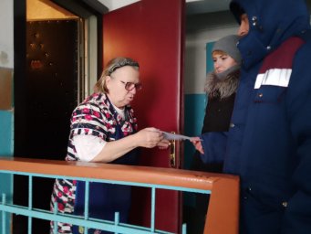 ​Пожарно-профилактический рейд в г.Фатеже