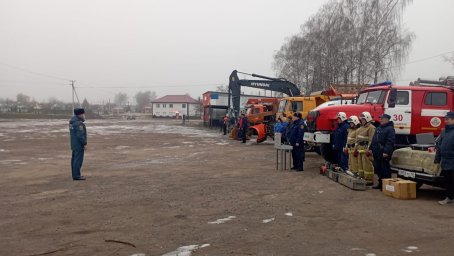 ​О проведении штабной тренировки в Конышевском районе