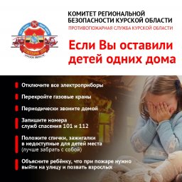 Если дети одни дома!