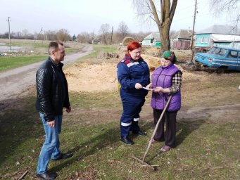 ​Проверка жилого сектора в с. Ивановское Ивановского сельсовета Рыльского района