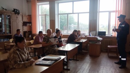 ​Урок безопасности в Золотухинской школе. Забота о безопасности подрастающего поколения