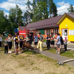 ​Железногорские огнеборцы провели занятия с детьми