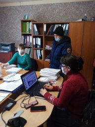 ​Инструктаж с работниками Рышковского сельского совета