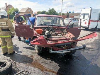 ​Огнеборцы ПЧ Октябрьского района на выезде на два ДТП