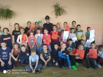 ​Касторенским школьникам о пожарной безопасности