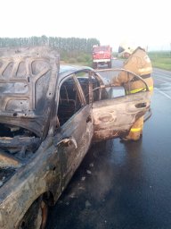 ​Суджанские и рыльские огнеборцы на ликвидации горений автомобилей