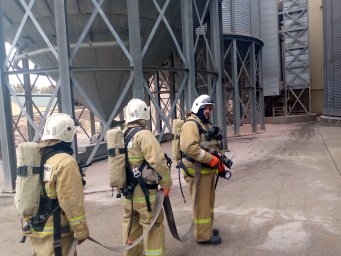 ​На территории Конышевского пожарного гарнизона прошли пожарно-тактические учения