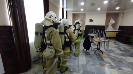 ​Проведены пожарно-тактические занятия на объекте МКУК &laquo;Центр народного творчества&raquo;